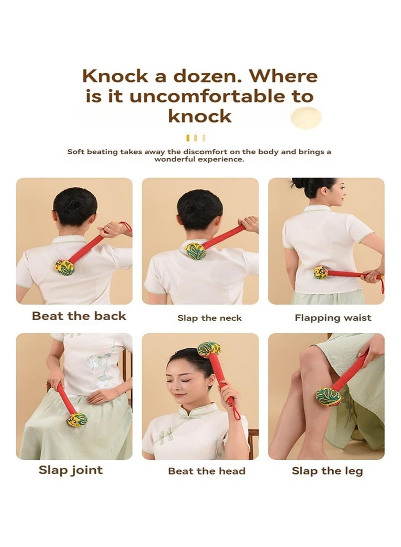 general Massage Hammer, Manual Massage Hammer, 2-Pack Extended Handheld Massager for Back, Arms & More (Purple + Yellow) - Image 4