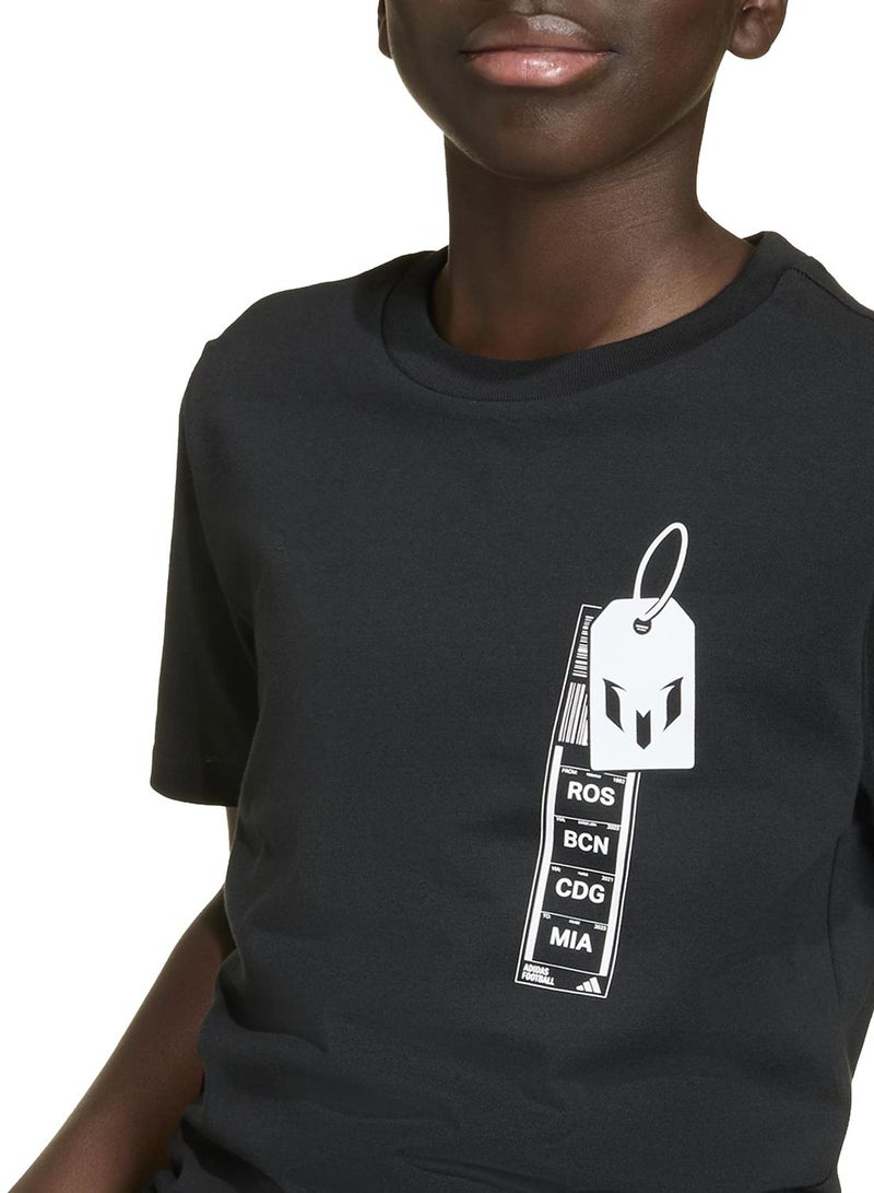 Adidas Messi Fun Graphic T-Shirt - Image 4