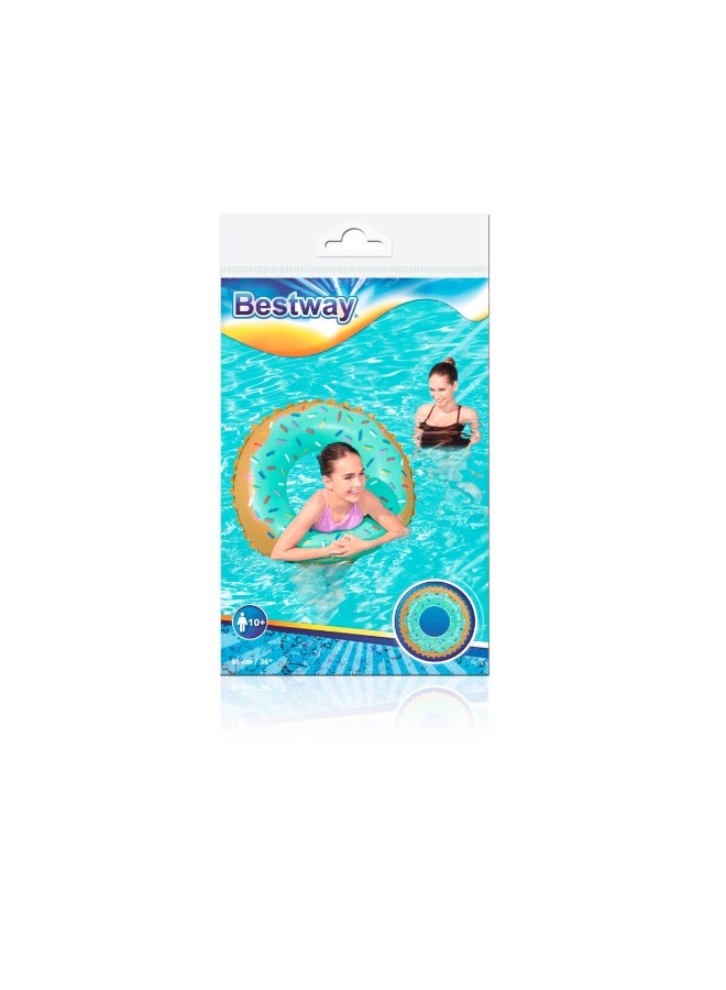 Bestway Sweet Donut Swim Ring (36 x 91 cm) - Image 2