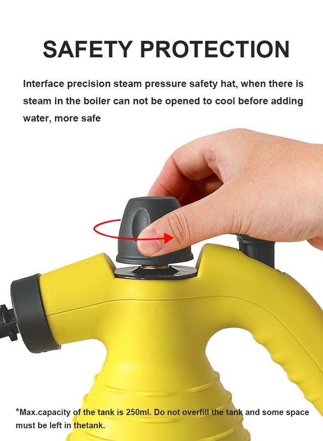 sokany Handheld Steam Cleaner,2000W Pressurized Handheld Steam Cleaner with 9 PCS Accessories & Safety Lock,Multi-Purpose & Powerful Home Use Steamer for Cleaning,Stain Removal, Curtains, Car Seats, Floor, Carpet, Window Cleaning,SK-13061 - Image 4