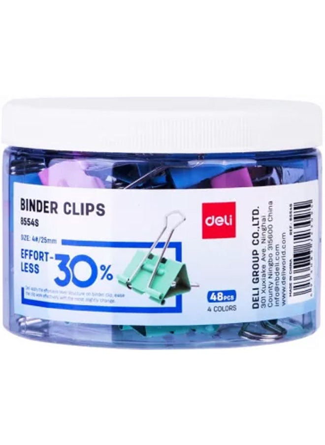 Deli Effortless Binder Clip - Colorful 