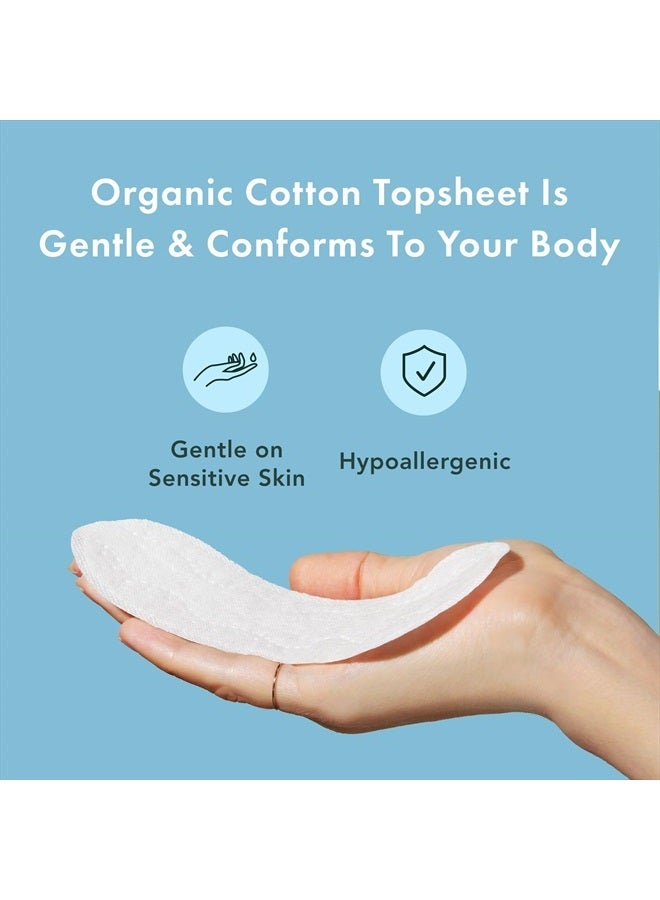 Rael Panty Liners for Women, Organic Cotton Cover - Thin Pantiliners, Light Absorbency, Unscented, Chlorine Free (Micro Thin, 280 Count) - Image 4