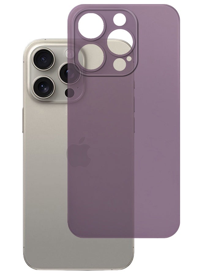 Ultra Thin Case for iPhone 15 Pro Max with 0.3mm Matte Case Cover Air Skin Series Feather-Light Frosted Protective Back Cover - Purple - Image 1