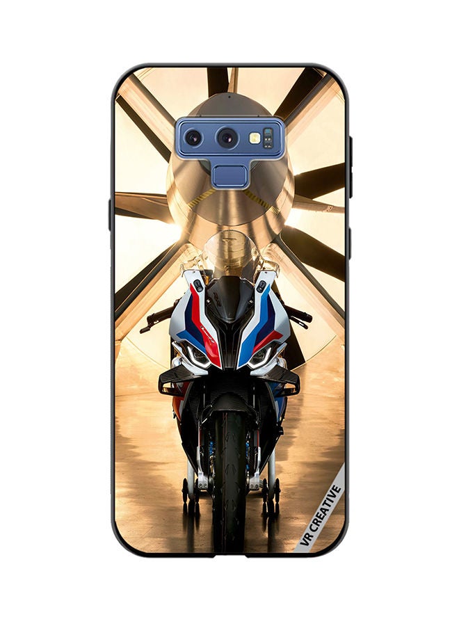 VR CREATIVE Protective Case Cover For Samsung Galaxy Note 9 Bike Design Multicolour - Image 1