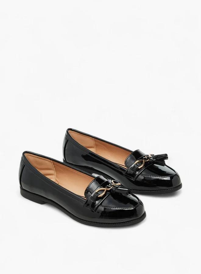 سيليست Women's Tassel Accent Slip-On Loafers