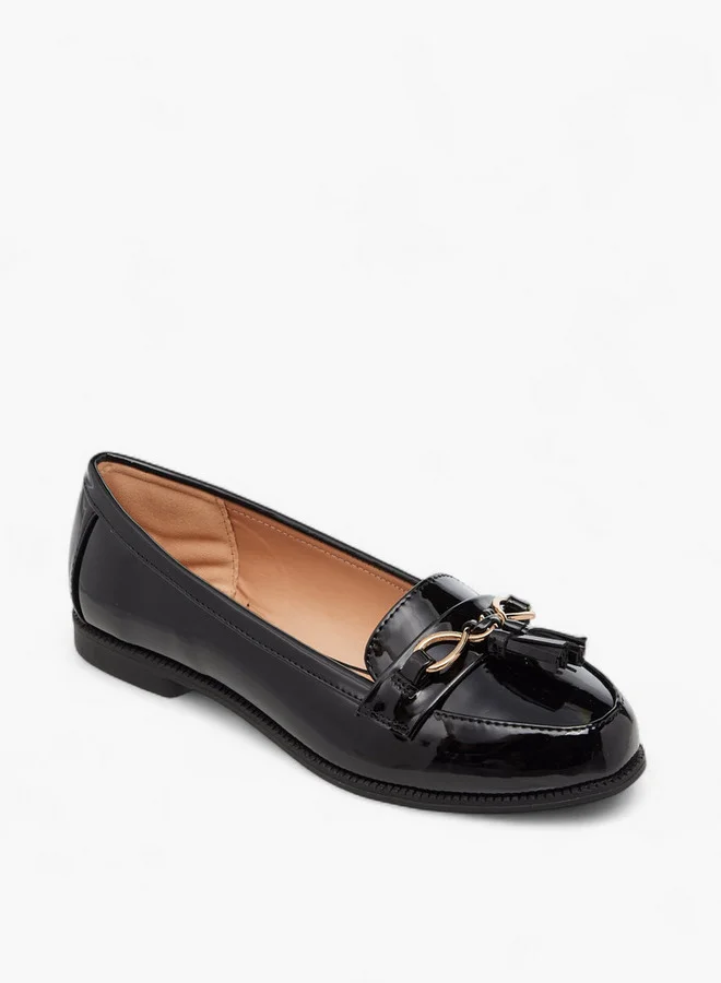 سيليست Women's Tassel Accent Slip-On Loafers