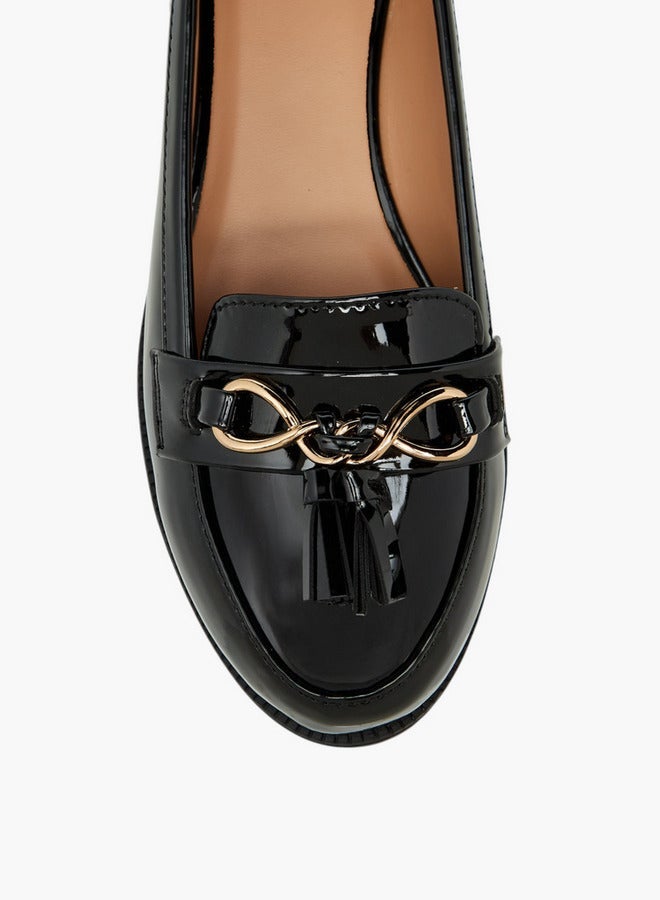 Celeste Women's Tassel Accent Slip-On Loafers - Image 4