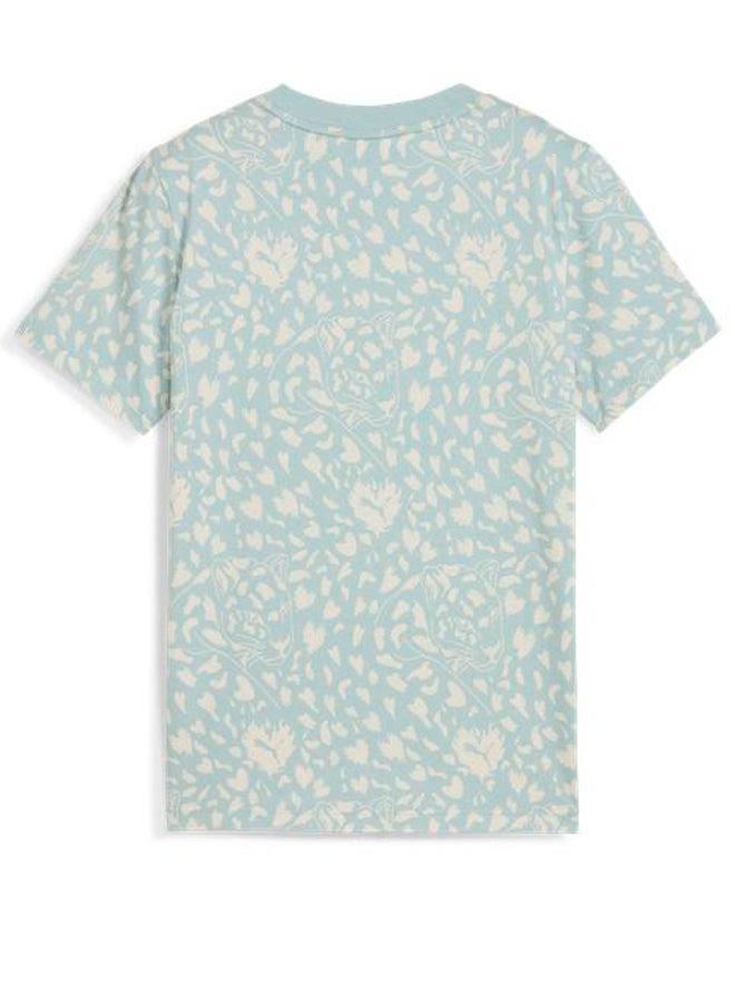 PUMA - Youth Flaming Love Aop T-Shirt - Image 1
