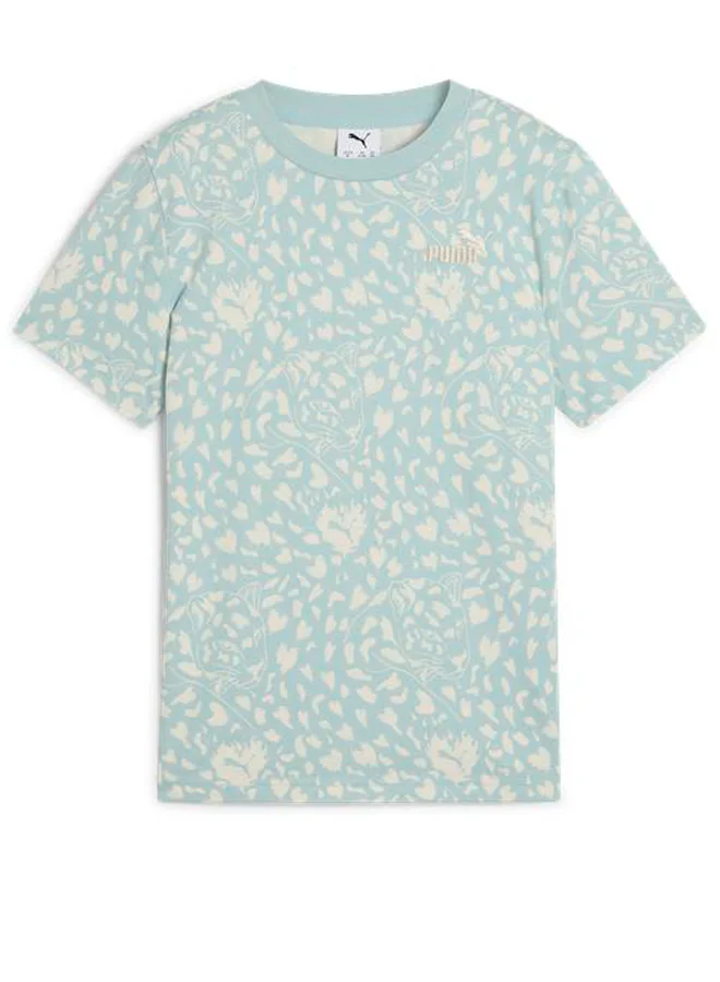 PUMA Youth Flaming Love Aop T-Shirt