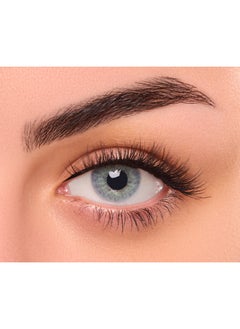 FreshEyes Daily Color Contact Lenses for Girls and Women Natural and Calm Colors Eye Expansion Diameter 14.2 Navy  - Image 1