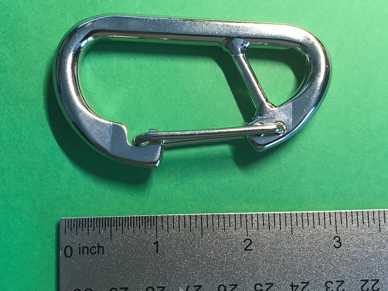 US STAINLESS Stainless Steel 316 Spring Hook Carabiner 5/16" (8mm) Marine Grade Safety Clip Forged - Image 5