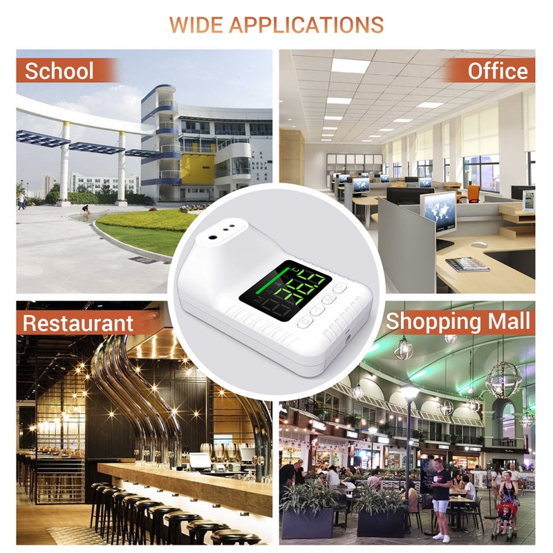 Non-contact Infrared Thermometer High-precision Automatic Induction Thermometer Support ℃/℉ Switch 6 Languages Voice Broadcast - Image 5