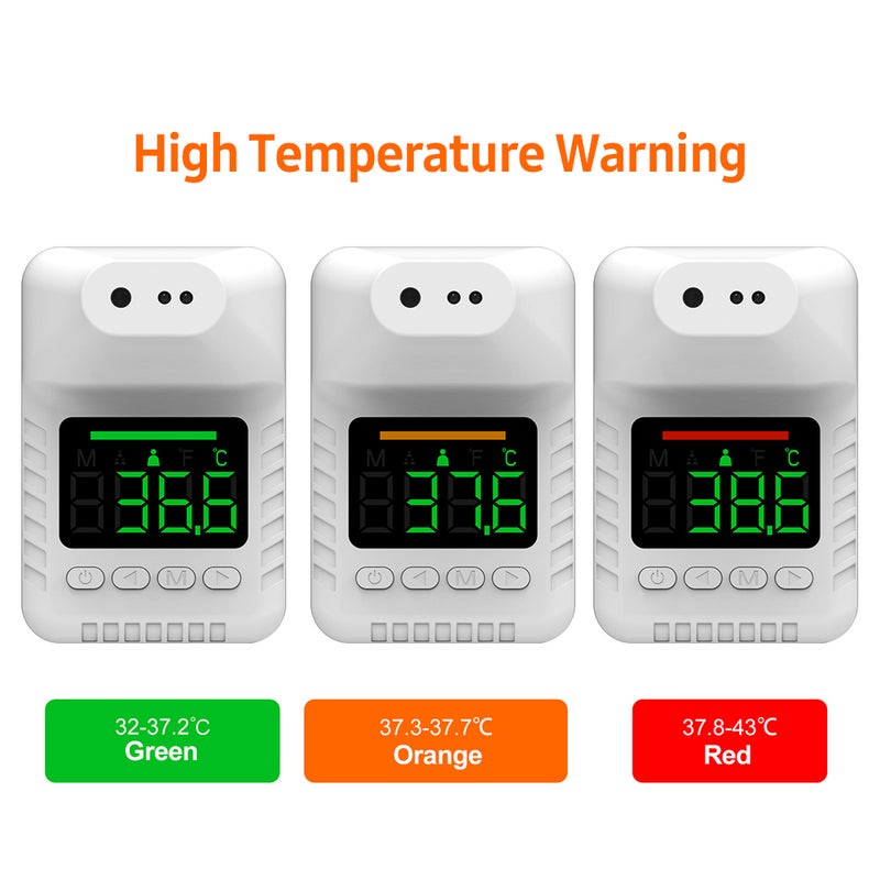 Non-contact Infrared Thermometer High-precision Automatic Induction Thermometer Support ℃/℉ Switch 6 Languages Voice Broadcast - Image 4