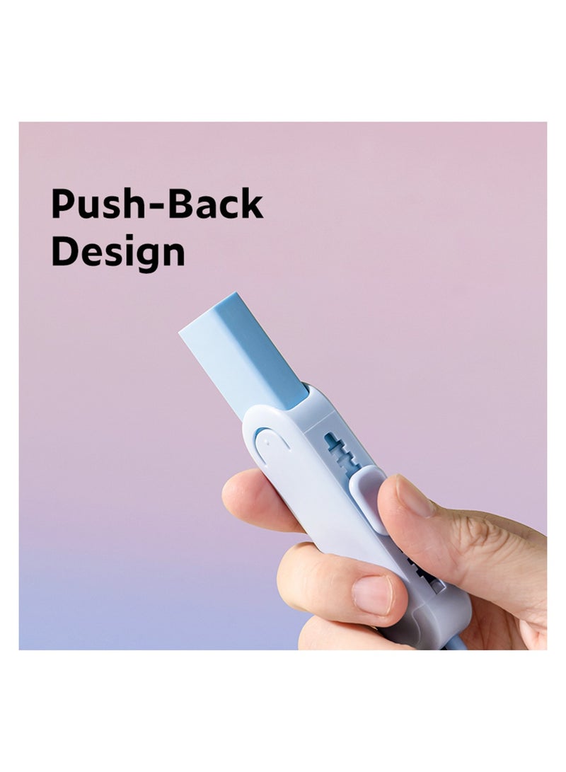 NUSIGN 1-Piece Eraser With Two Refills Blue - Image 2