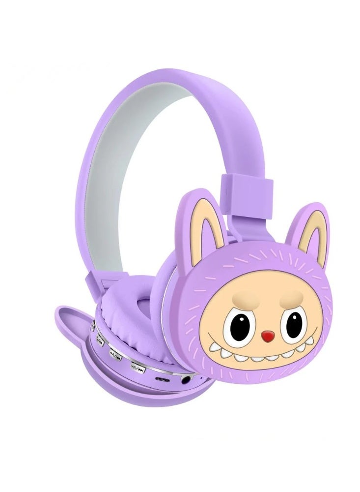 لابوبو سماعات رأس لابوبو اللاسلكية للأطفال برسومات كرتونية سماعات رأس لابوبو اللاسلكية للأطفال برسومات كرتونية - Image 1