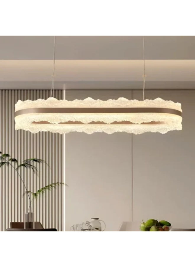 Prime Sole Modern LED Linear Chandelier Luxury Pendant Light for Dining Table Kitchen Island Living Room Contemporary Hanging Ceiling Fixture Decorative Lighting - Image 2