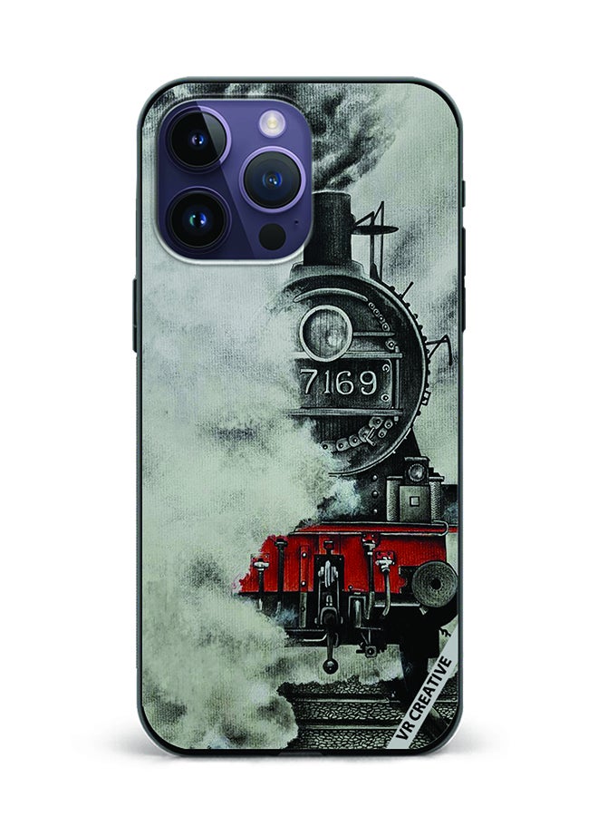 VR CREATIVE Protective Case Cover For Apple iPhone 15 Pro Harry Potter Train Design Multicolour - Image 1