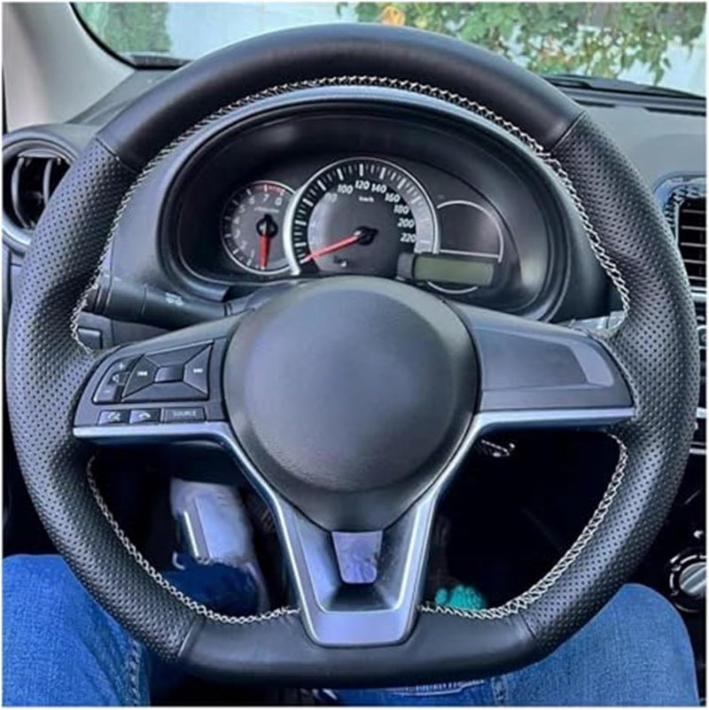 QASULER Car Steering Wheel Cover for Nissan Models - Image 1