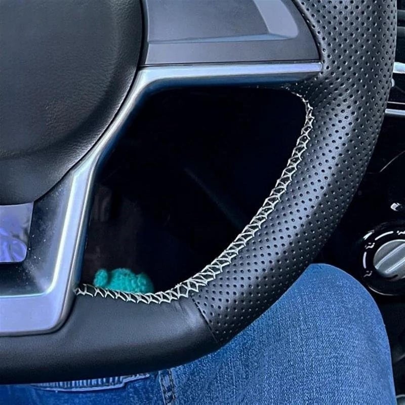 QASULER Car Steering Wheel Cover for Nissan Models - Image 3