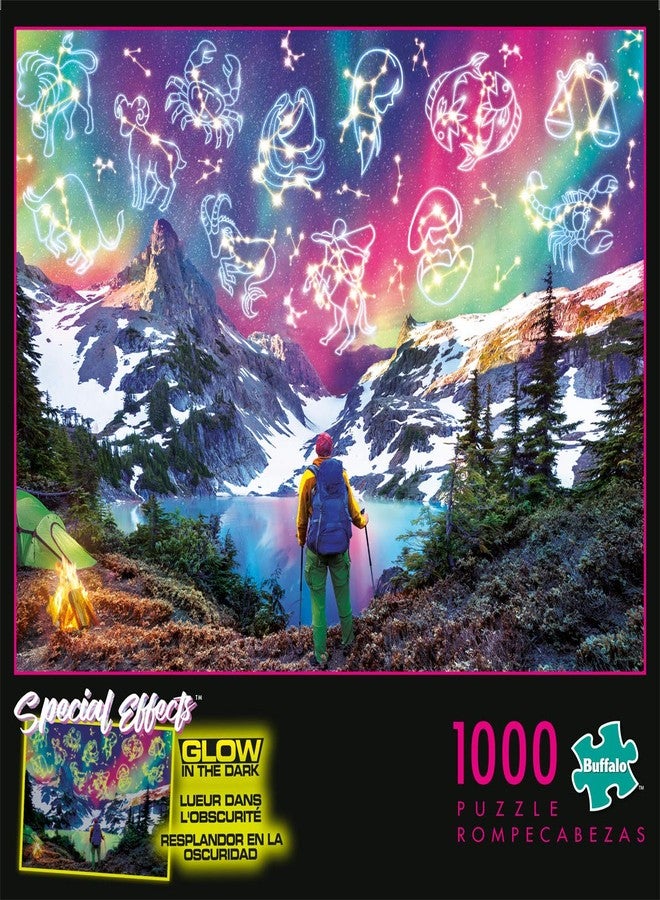Buffalo Games - Zodiac Mountain - Glow in The Dark - 1000 Piece Jigsaw Puzzle for Adults Challenging Puzzle Perfect for Game Nights - Finished Size is 26.75 x 19.75 - Image 2