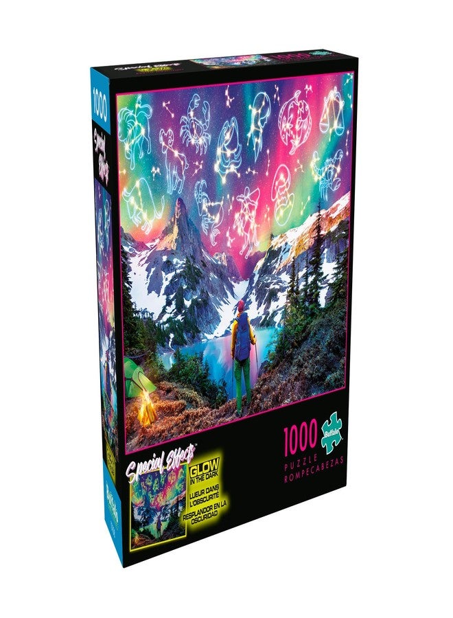 Buffalo Games - Zodiac Mountain - Glow in The Dark - 1000 Piece Jigsaw Puzzle for Adults Challenging Puzzle Perfect for Game Nights - Finished Size is 26.75 x 19.75 - Image 3
