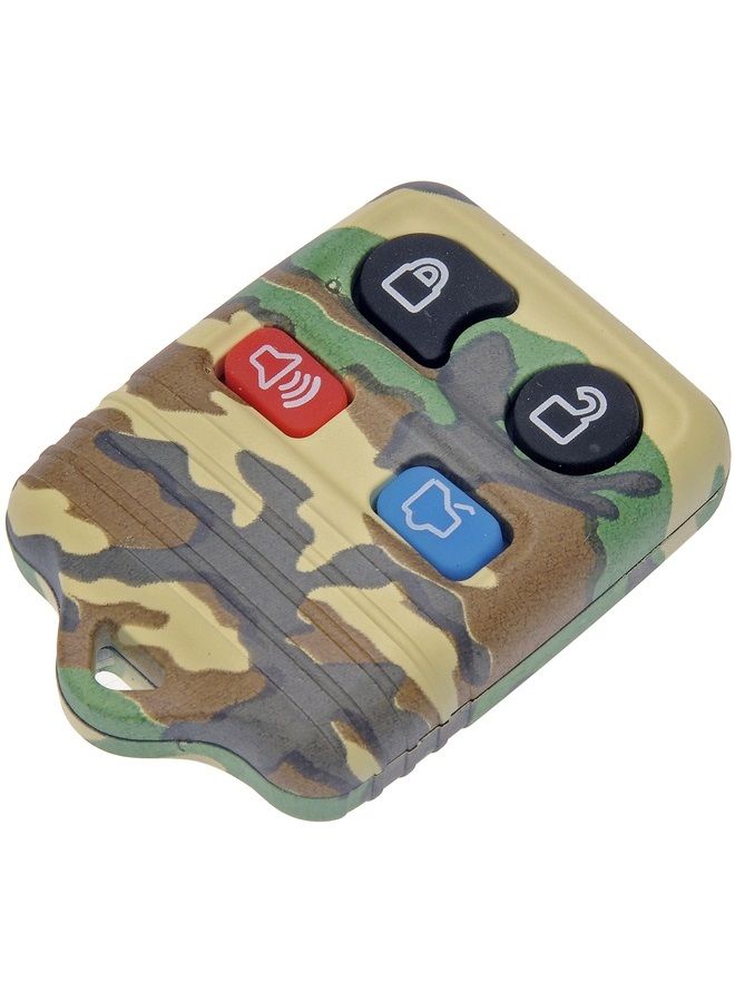 13607GNC Keyless Entry Transmitter Cover Compatible with Select Ford / Lincoln / Mercury Models, Green Woodland Camouflage