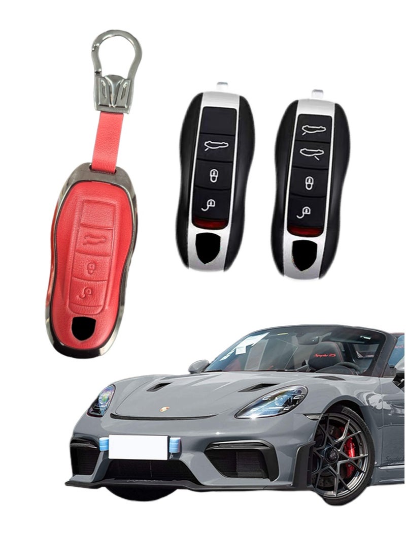 Porsche car key protector, suitable for Porsche keys, perfectly wraps car keys, high-end, wear-resistant. - Image 1