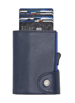 C-secure Anti-Skimming Slim Minimalist Dutch Design Genuine Italian Leather  RFID Card Holder Wallet  - Image 2