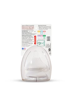 pigeon Pigeon Softtouch Peristaltic Plus Nipple SS,Round Hole,for 1+ Month Babies,Wide Neck,BPS Free,BPA Free,Pack of 2  - Image 3