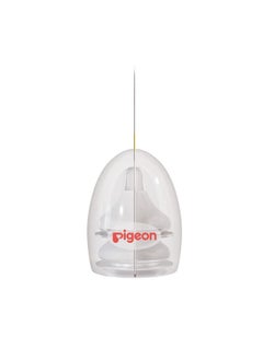 pigeon Pigeon Softtouch Peristaltic Plus Nipple SS,Round Hole,for 1+ Month Babies,Wide Neck,BPS Free,BPA Free,Pack of 2  - Image 4