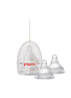 pigeon Pigeon Softtouch Peristaltic Plus Nipple SS,Round Hole,for 1+ Month Babies,Wide Neck,BPS Free,BPA Free,Pack of 2  - Image 5