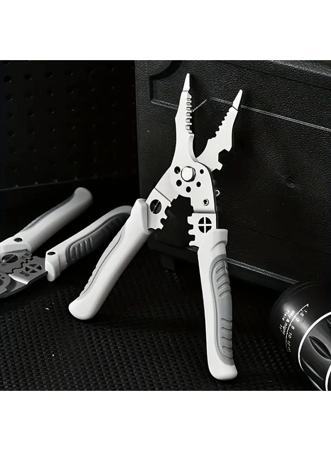 1pc Heavy Duty Multi Functional Electrician Pliers Ergonomic Non Slip Grip - Image 5