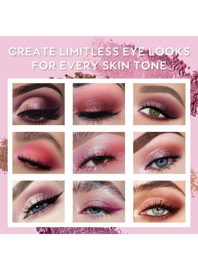 HUDACRUSH مجموعة ظلال العيون Beauty New Nude Edition مع مرآة 18 لونًا من اللمعان واللمعان لمكياج العيون - Image 4