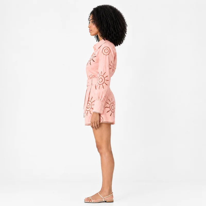 Ashita Fernandes Blush Pink Sophie Skirt for Women | Best Price UAE