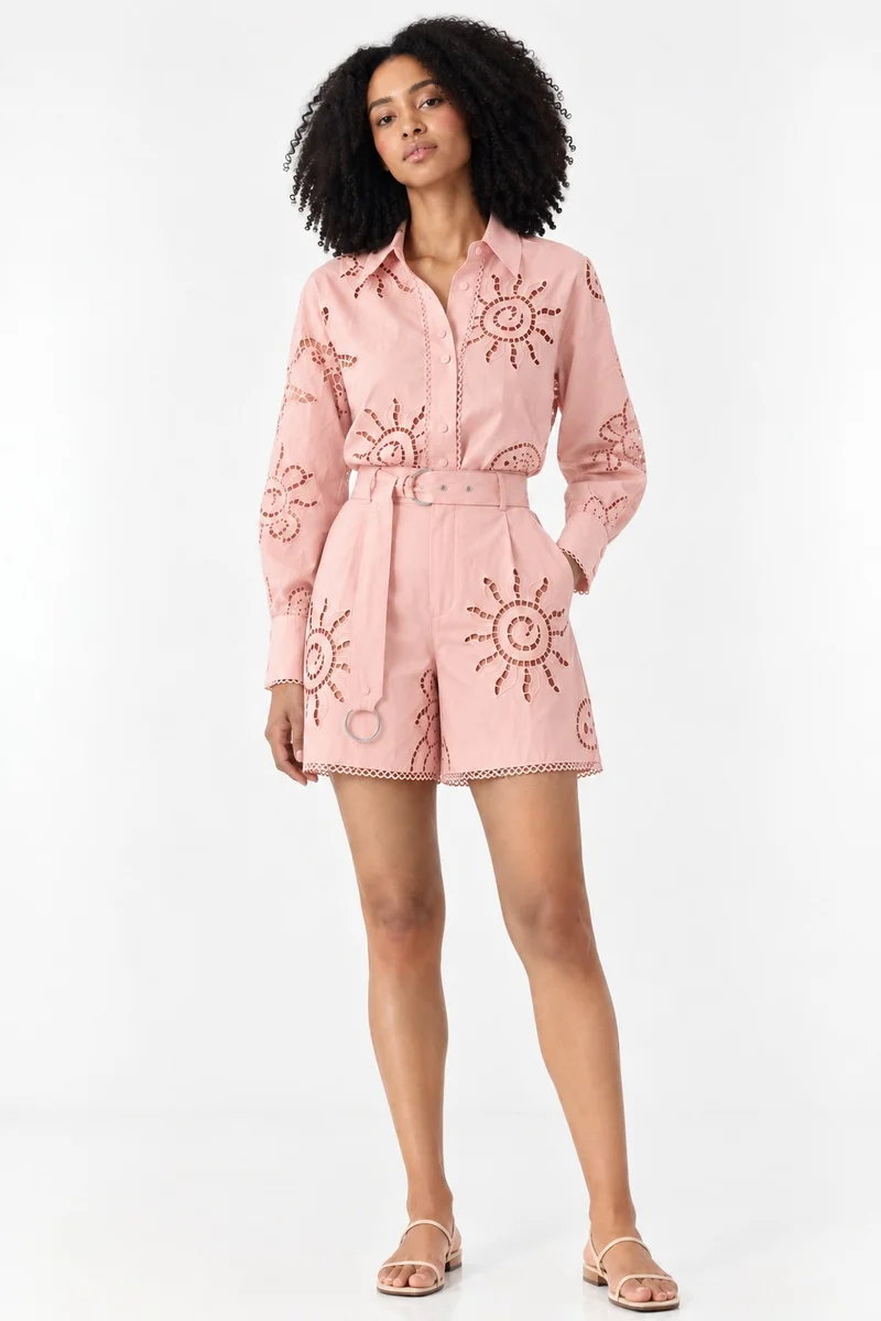 Ashita Fernandes Blush Pink Sophie Skirt for Women | Best Price UAE