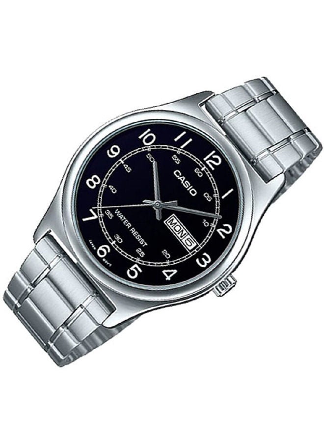 CASIO ساعة يد تناظرية من الفولاذ المقاوم للصدأ MTP-V006D-1B2UDF - Image 2