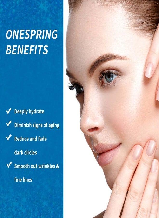 Onespring Under Eye Patches (8 Pairs) - Revitalises and Refreshes Your Skin, Eye Masks for Eye Bags, Dark Circles, Wrinkles, Collagen Gel Pads, Relieves Pressure - Travel Essentials - Image 3
