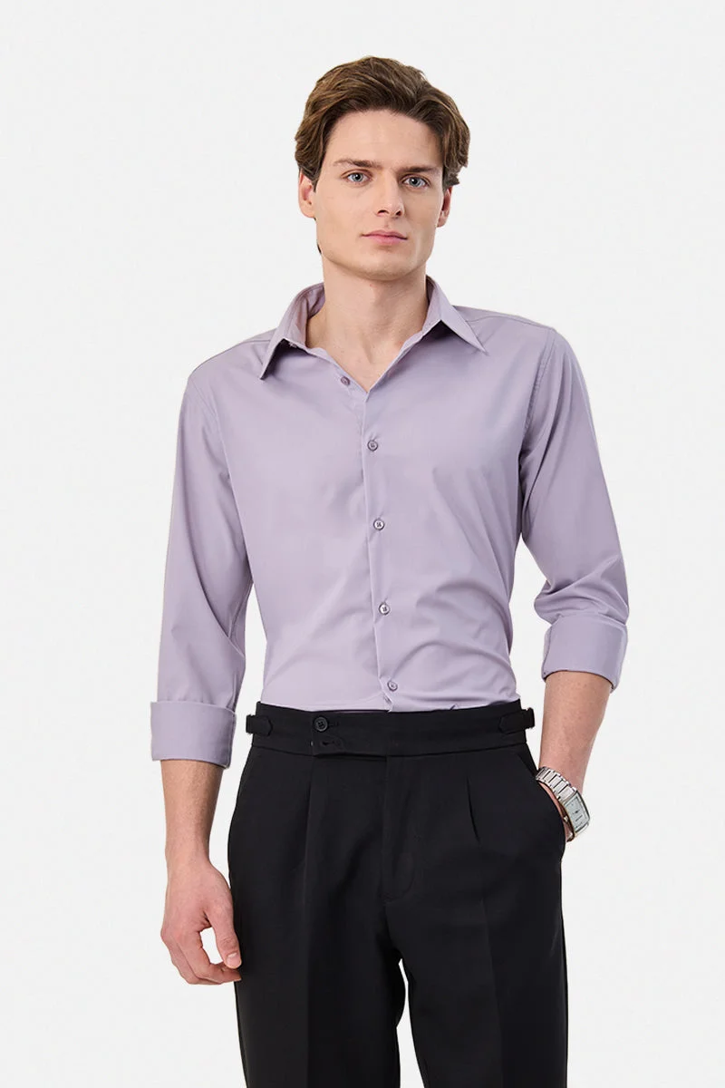 سنيتش قميص فاخر بقصة ضيقة