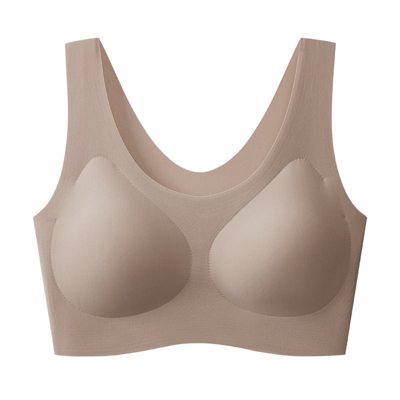 Seamless Invisible Foundation Tank Top Bra for Women temperament black - Image 3