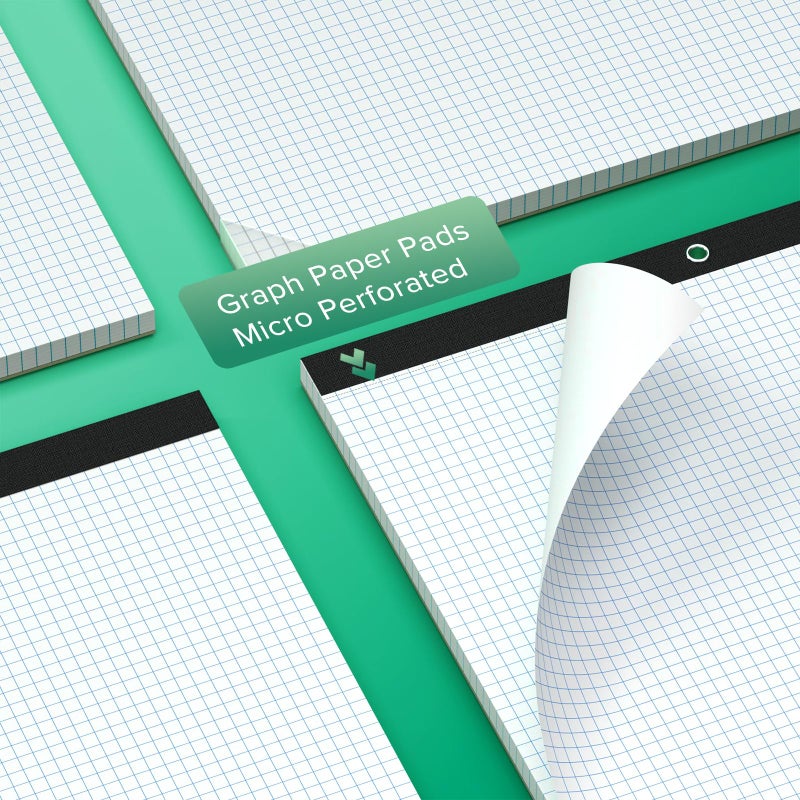 AIFLYAN Large Engineering Graph Paper 22x17, 50 Sheets Extra Large Graph Paper 17 x 22 1/4 Grid Pad, 100 GSM Blueprint Drafting Paper 4x4 Grid Paper 22x17 with Sturdy Back for Engineer Math Sketching Drafts - Image 4