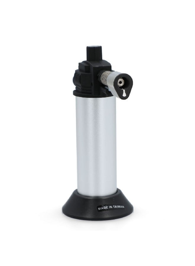 إيه-هوت MT-806 بيزو مسدس تسخين مايكرو بغاز البوتان إلكتروني ذاتي الإشعال فضي وأسود 19.6 × 6.8 × 21.2 سم - Image 2