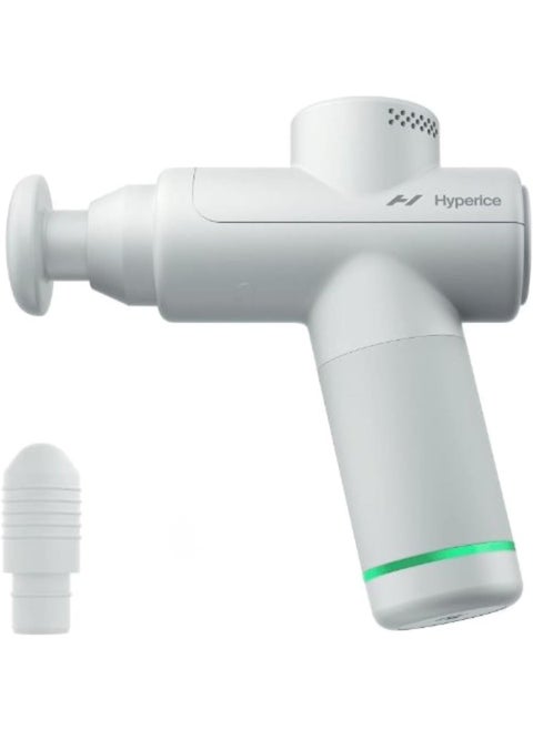 Hyperice Hypervolt Go 2 - Featuring Quiet Glide Technology - Handheld Percussion Massage Gun | 3 Speeds, 2 Interchangeable Heads | Helps Relieve Sore Muscles and Stiffness