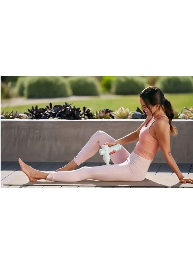 HYPERICE - Hyperice Hypervolt Go 2 - Featuring Quiet Glide Technology - Handheld Percussion Massage Gun | 3 Speeds, 2 Interchangeable Heads | Helps Relieve Sore Muscles and Stiffness - Image 1