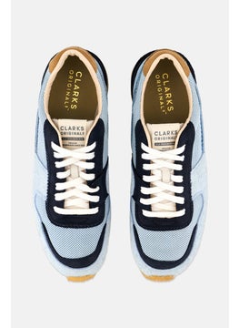 clarks Men Torrun Lace Up Casual Shoes, Blue Combo  - Image 3