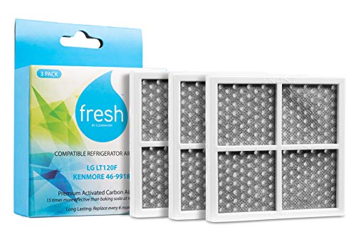 mist Fresh LG LT120F Air Filter Replacement, Compatible Model Numbers: Kenmore Elite 9918, 795 and LG ADQ73214404, LMXS30776S, 3 Pack - Fresh - Image 1