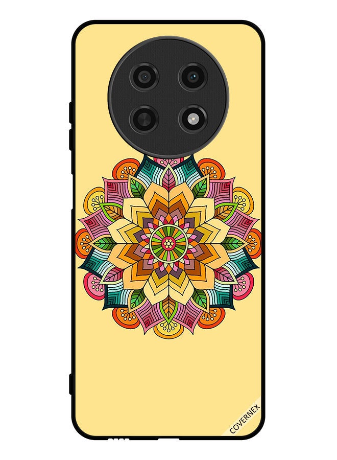 Covernex Protective Case Cover For Huawei nova Y91 Round Mandala Pattern - Image 1