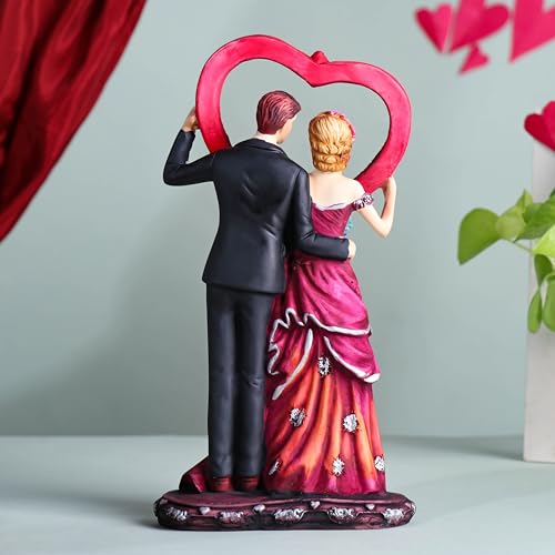 Floweraura Love Special Romantic Heart Frame Love Couple Showpiece Perfect for Home Decor & Office Decor and Gift for Birthday, Anniversaries, Weddings, Valentine's Day & Special Occasions - Image 4