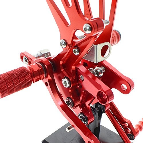 Krace Sunrivery Motorcycle Rearsets Footpegs For GSXR750 GSX-R600 1996-2005,SV650/SV650S SV1000/S 1998-2014,GSXR1000 2000-2004 - Image 4