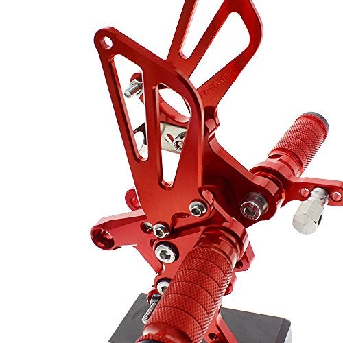 Krace Sunrivery Motorcycle Rearsets Footpegs For GSXR750 GSX-R600 1996-2005,SV650/SV650S SV1000/S 1998-2014,GSXR1000 2000-2004 - Image 2