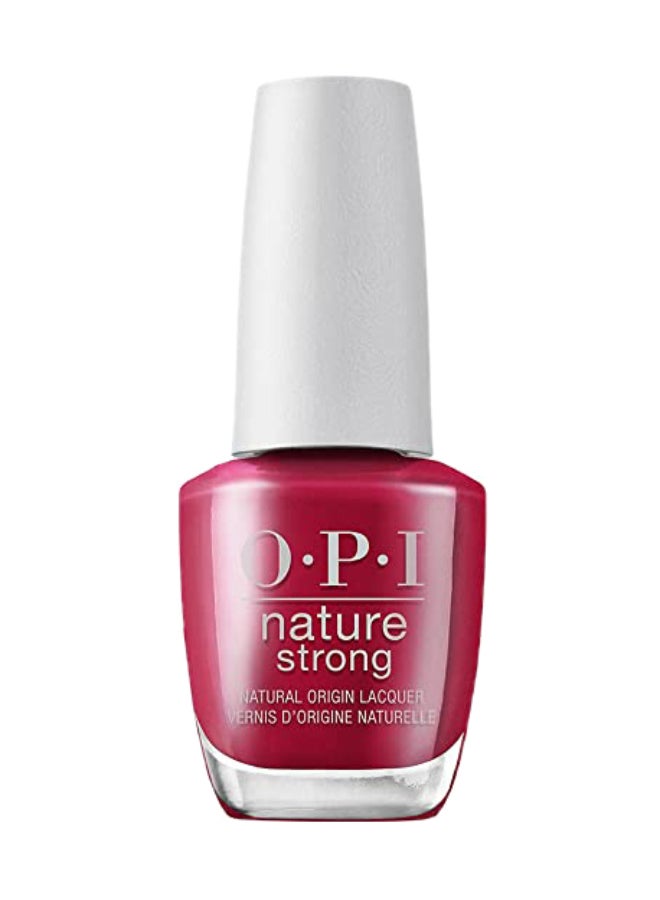 OPI Nature Strong Nail Lacquer - A Bloom With A View, Red, 15Ml - Image 1